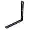 Hampton Hampton 1.50 in. H X 10.25 in. W X 1/4 in. D Black Steel Inside/Outside Corner Brace 02-3405-025 - alternate 1